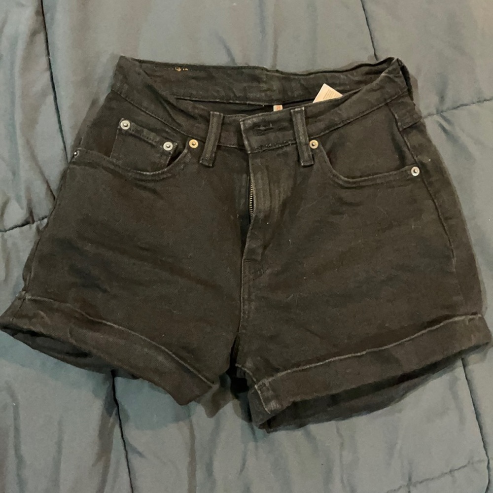 ‼️SOLD‼️Black Mom Shorts